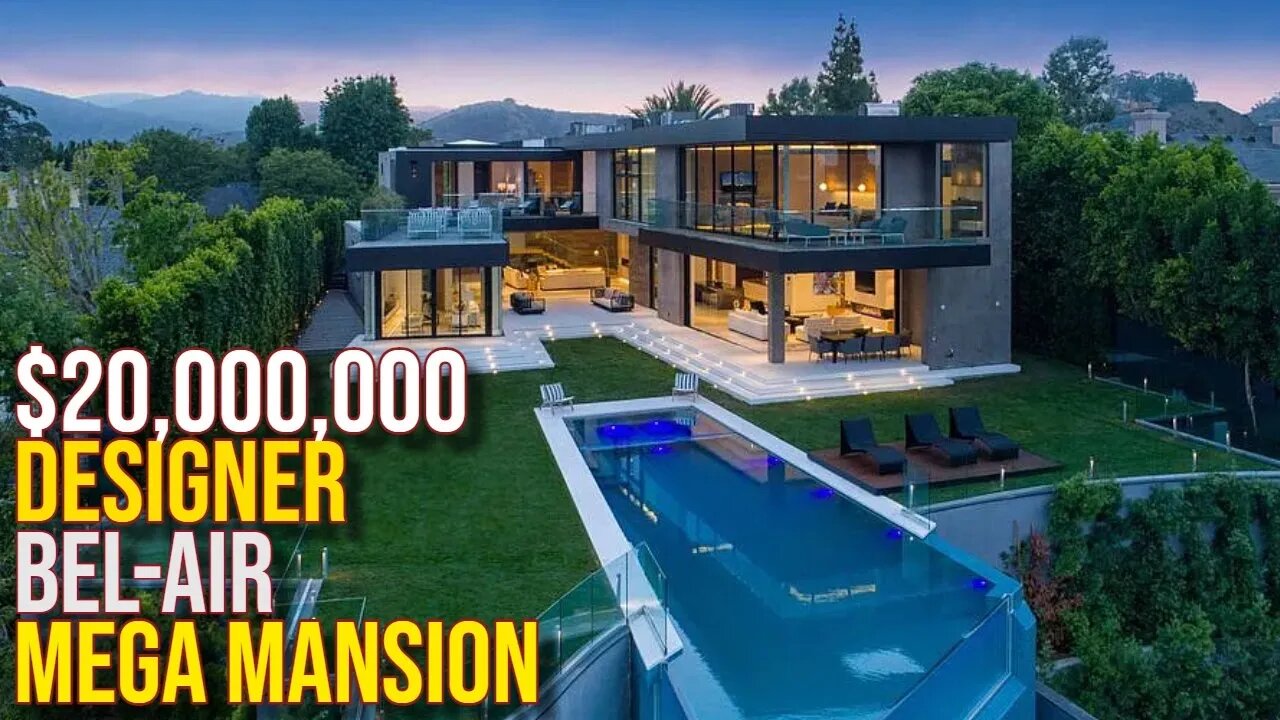 iNsIDE $20,000,000 Designer Bel-Air Mega Mansion