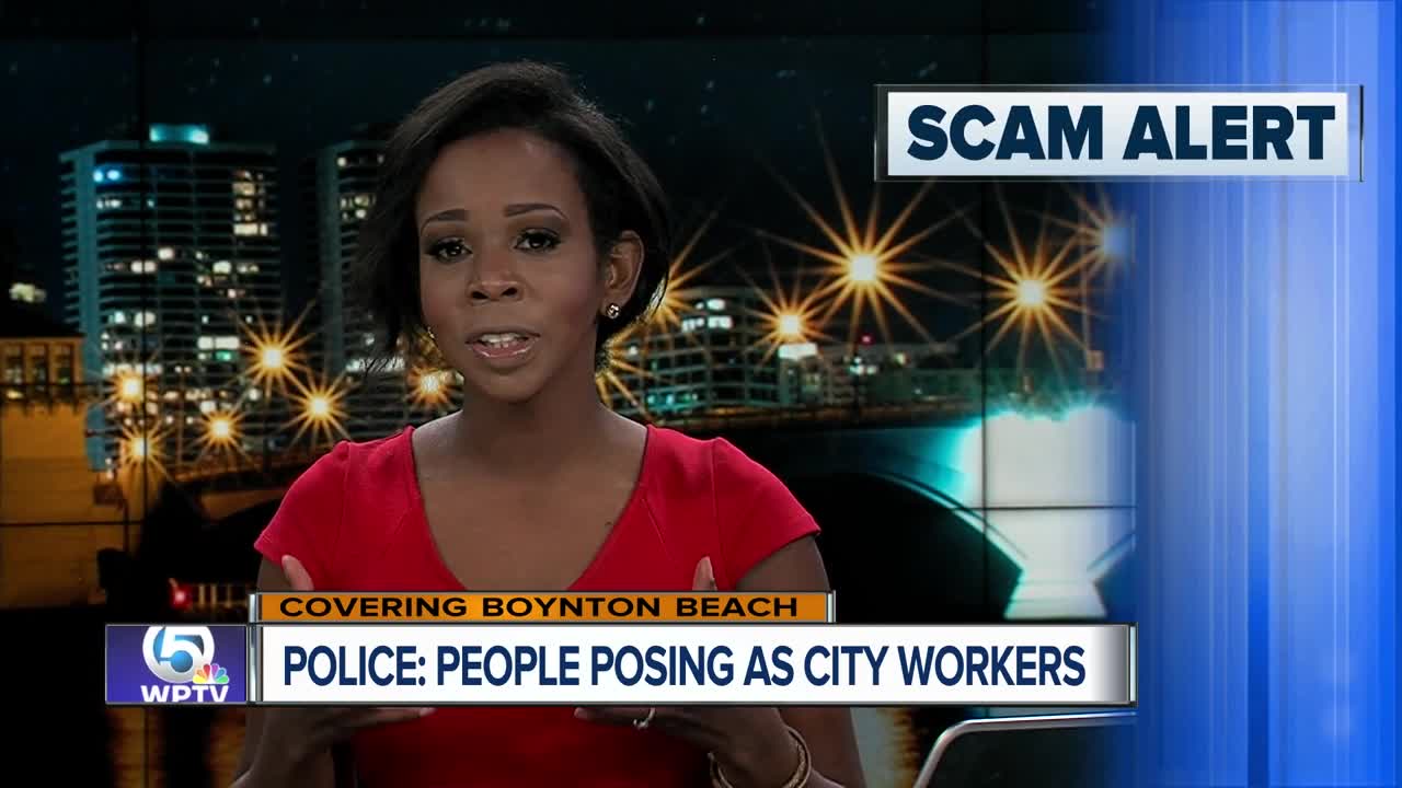 Boynton Beach residents warned about couple posing as city workers