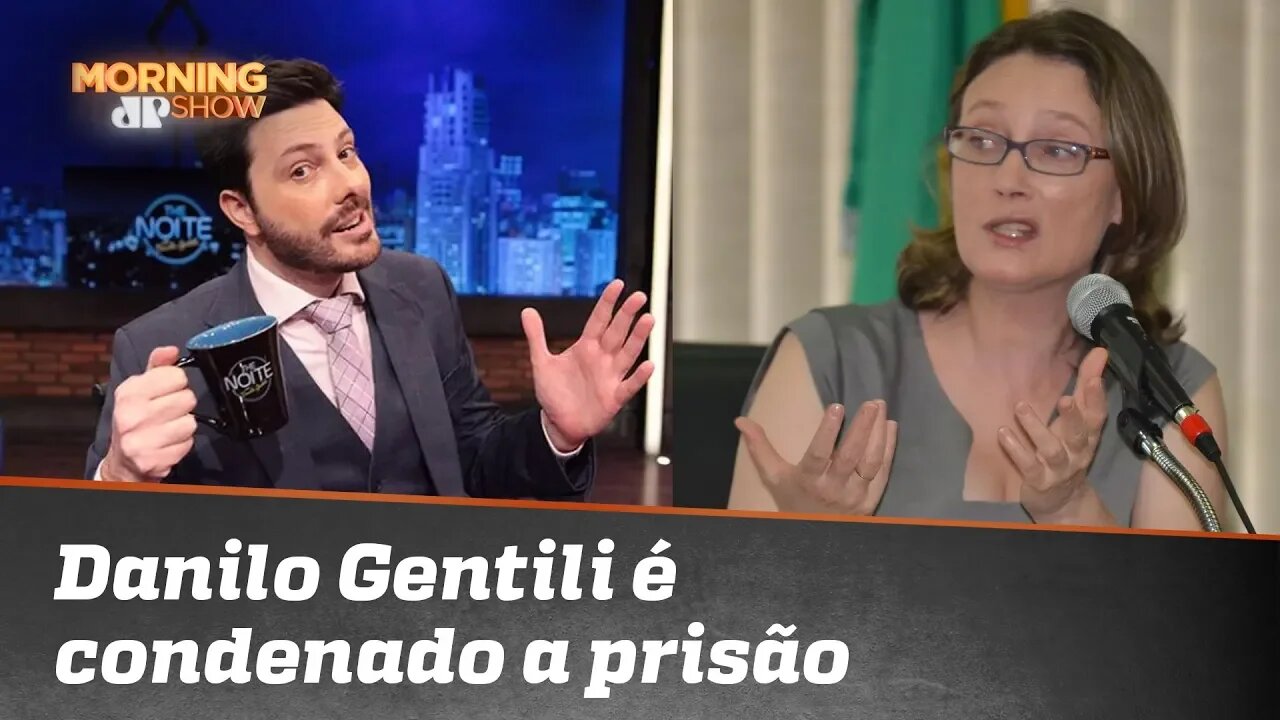 Danilo Gentili é condenado a seis meses de prisão por injúria a Maria do Rosário