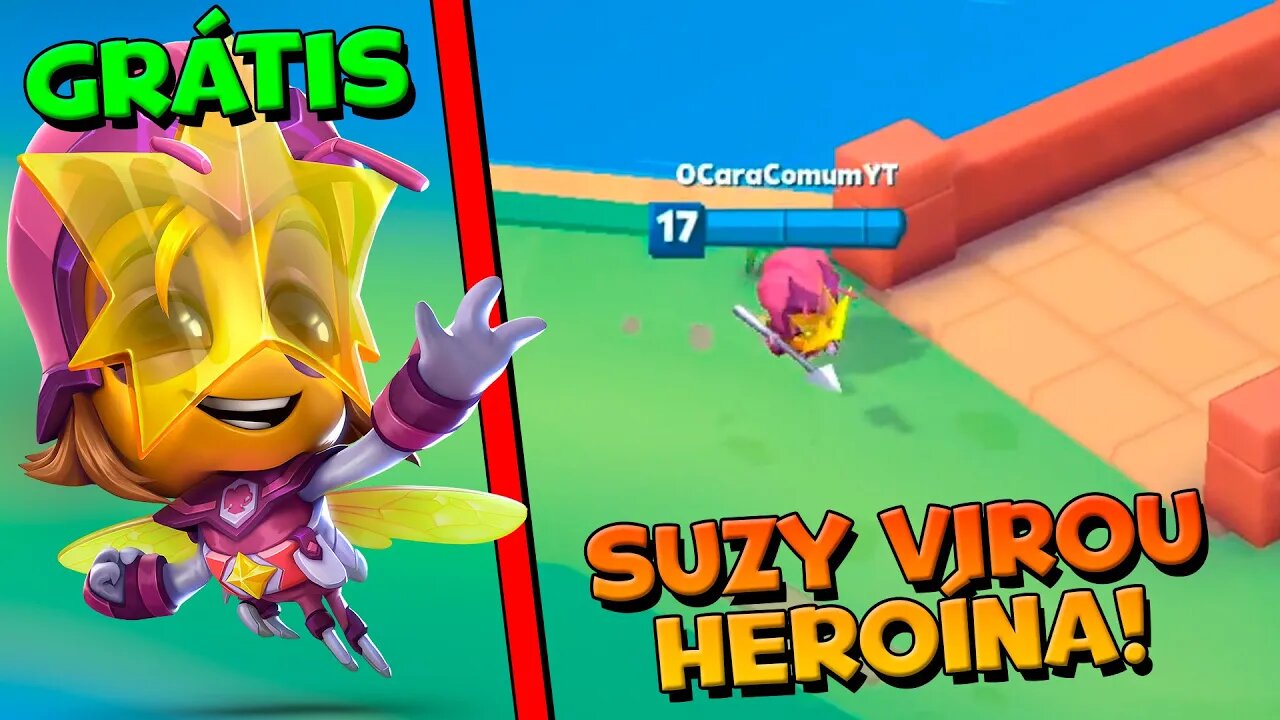 GANHEI GRÁTIS! SUZY HEROINA ESTRELADA! NOVA SKIN ZOOBA