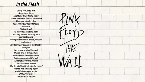 Pink Floyd-In The Flesh-Pink Floyd lyrics [HD]