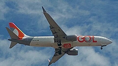 Boeing 737 MAX 8 PS-GPC coming from Brasília to Fortaleza