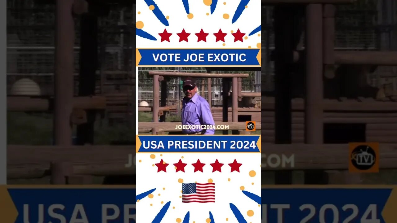 To all u lawmakers out there I got a gift for ya. Vote Joe Exotic the Tiger King President for 2024