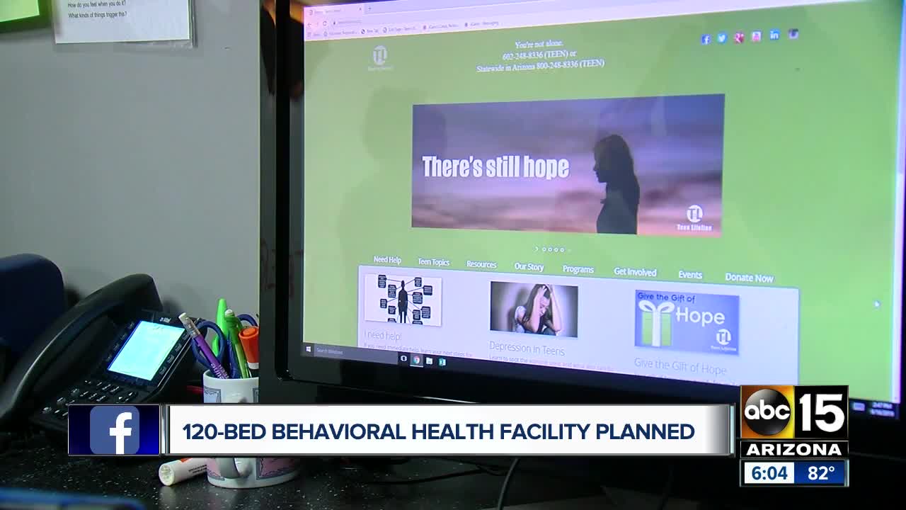 120 bed behavioral health facility planned for east Valley