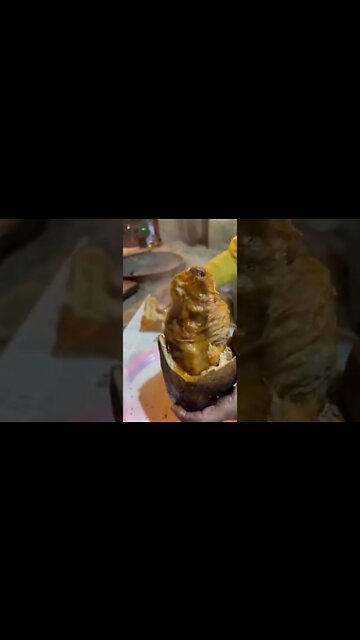Juicy ata Chicken 🍗 Roasted #ytshorts #shorts #Food #Streetfood #UpFoodReview