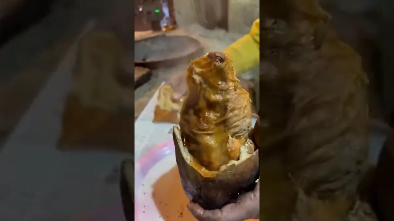 Juicy ata Chicken 🍗 Roasted #ytshorts #shorts #Food #Streetfood #UpFoodReview
