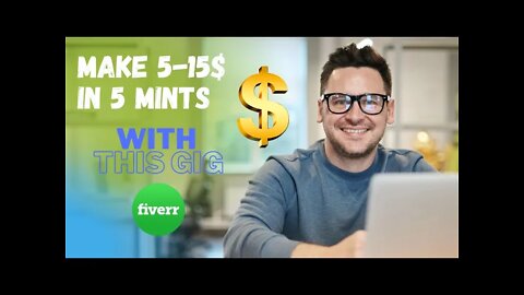 Earn 5 to 15 dollars in 5 minutes | This gig can make you rich in 2022 | watch4gain