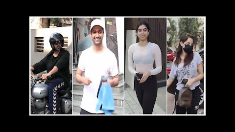 Kartik Aaryan, Khushi Kapoor, Vicky Kaushal & Nora Fatehi snapped across in the town | SpotboyE