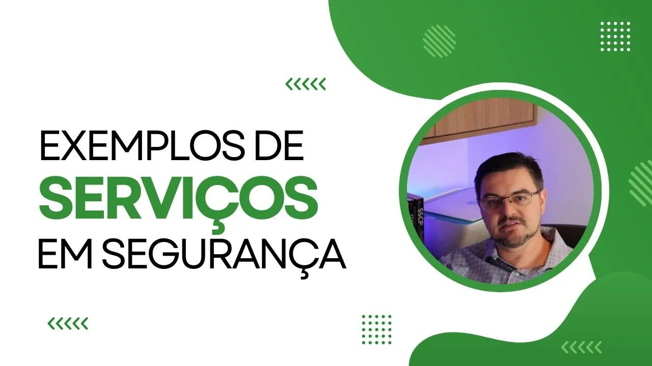 Veja estes exemplos de serviços de segurança da informação