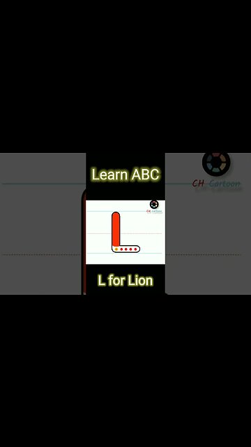 L for Lion | abc cartoon | CH-Cartoon