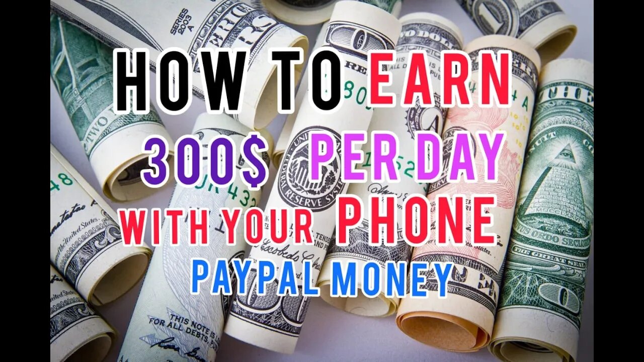 How To Earn 300$ Per Day With Your Phone I Free PayPal Money #Promyth #Education #Course #Online