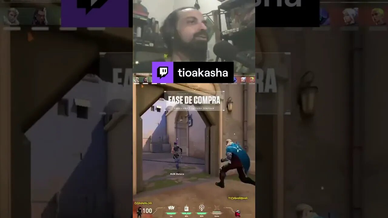 Rusha aí kkkk | tioakasha em #Twitch #shorts #stream #gameplay #raze #valorant #streamer #gamer