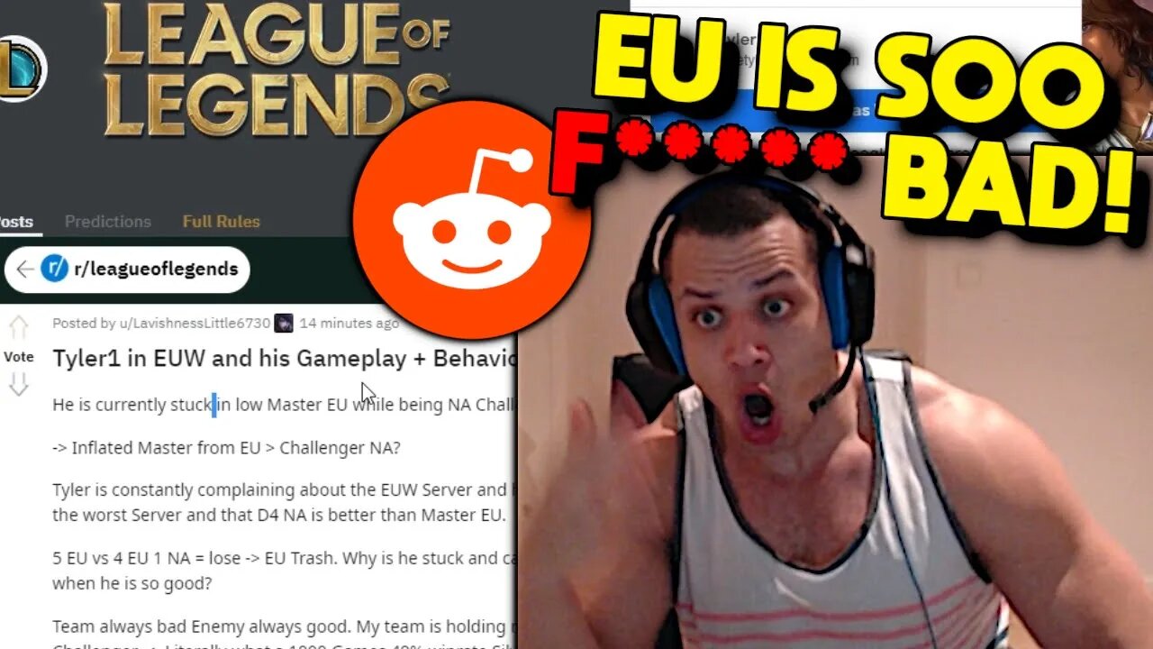 Tyler1 Reacts to Reddit Thread About Him