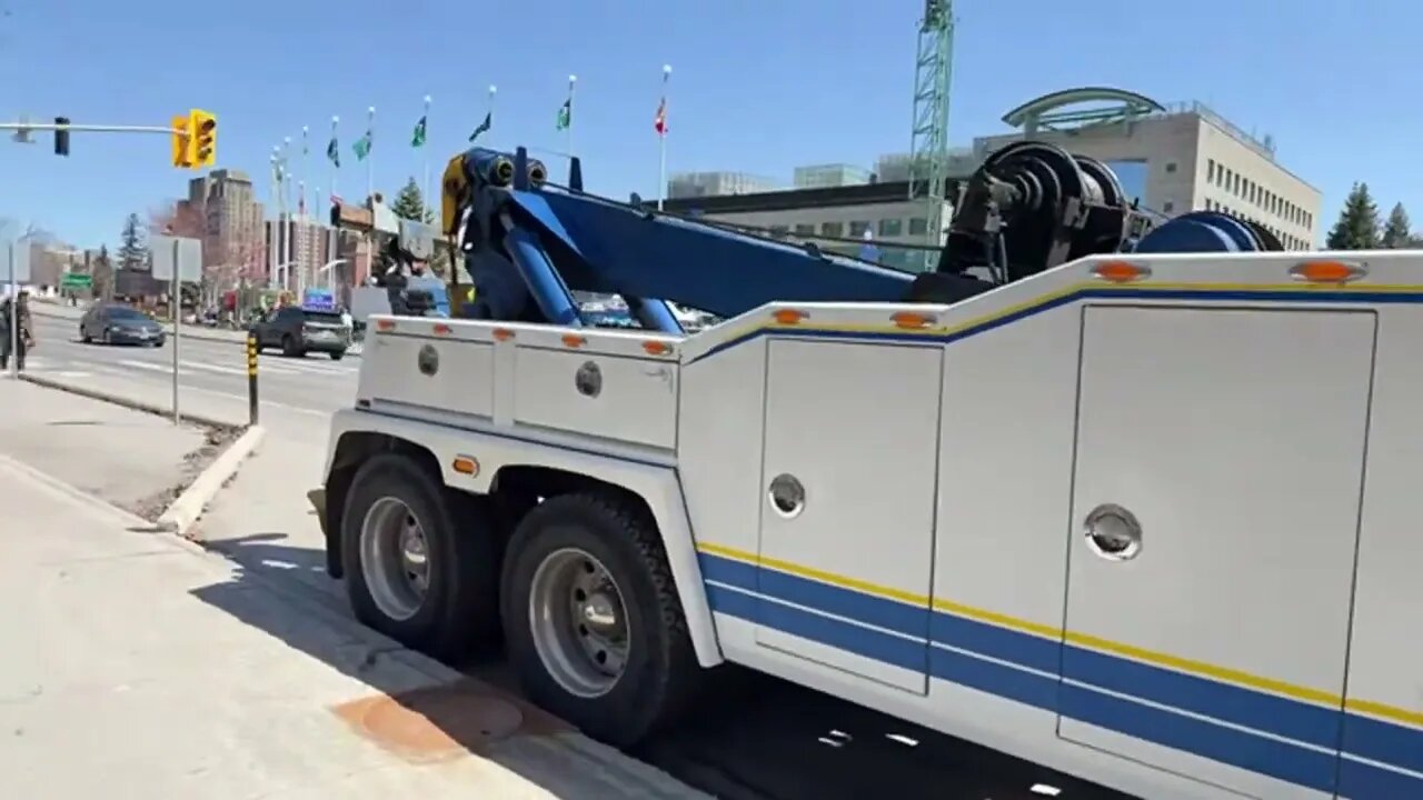 Canadian Towing Ottawa, Making the BIG BUCKS. Ottawa POUTINE FEST, on route to City Hall