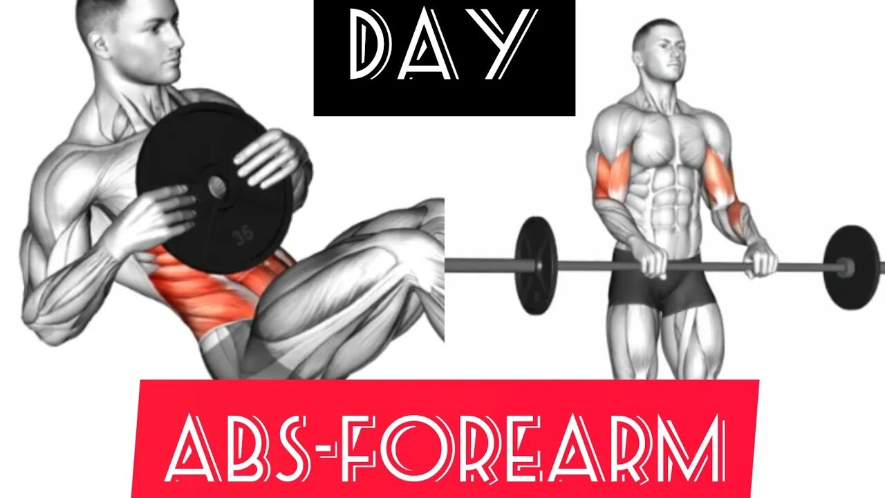 Workout forearm-abs(gym)