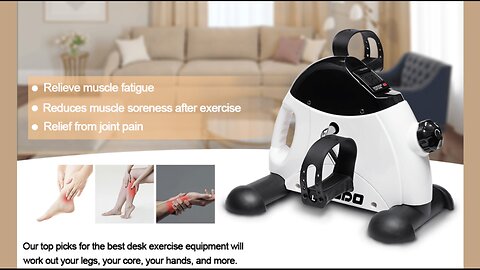 Mini Exercise Bike TODO Pedal Exerciser Foot Peddler Portable Therapy Bicycle