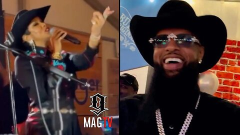 Slim Thug's Ex LeToya Luckett Points Him Out While Performing "Torn" At Rodeo Houston! 😂