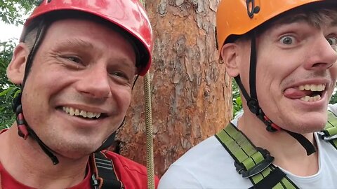 Klimbos samen met Marco! Climbing forest obstacle tour.