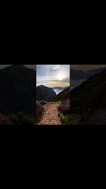 This trail connects the highest points of the island...