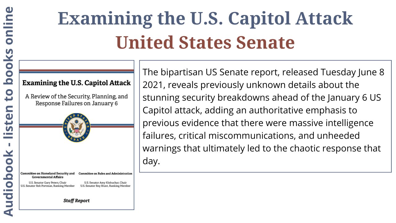 Examining the U.S. Capitol Attack - United States Senate