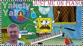 Goofy pop song - Yakety Yak (the Coasters) covered by Just Me on Piano / Vocal