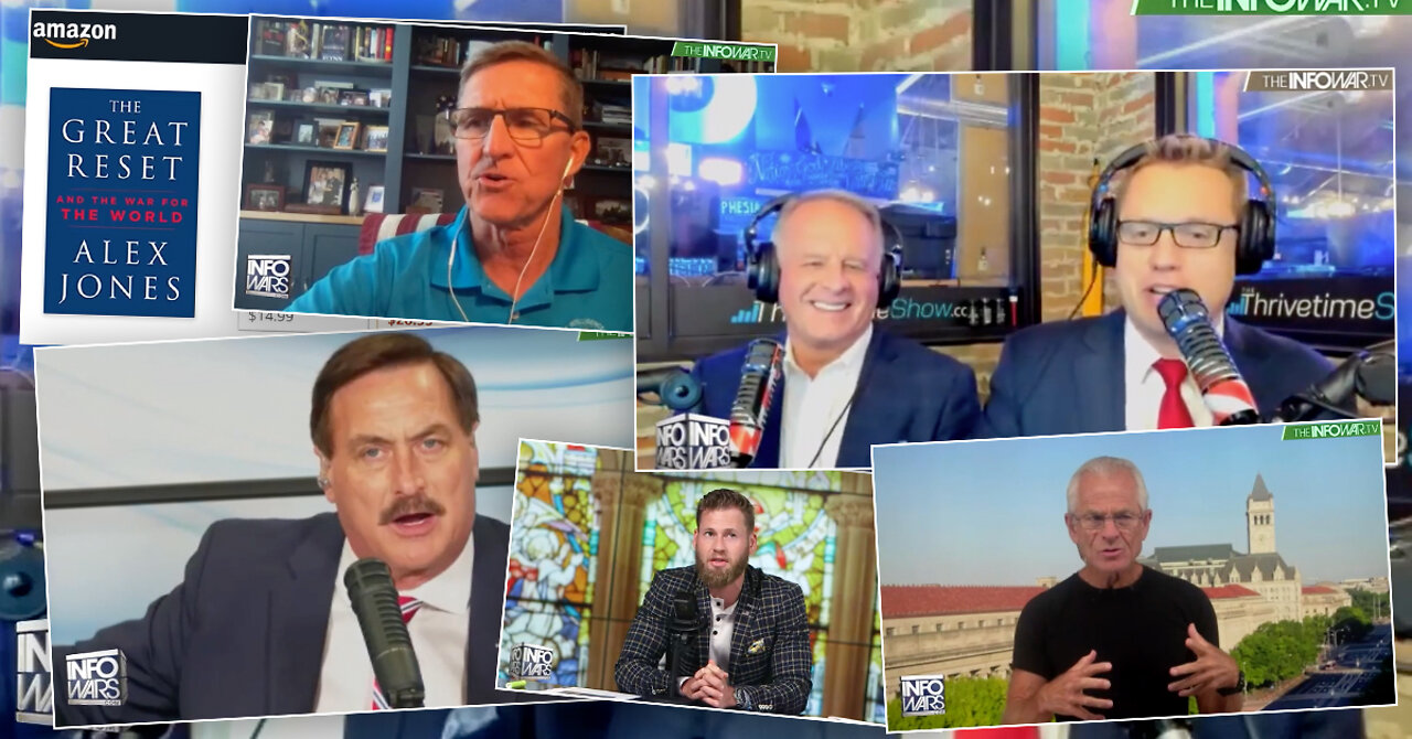 The Great Reset or The Great ReAwakening? | Mike Lindell, General Flynn, Peter Navarro & Clay Clark Guest Host for INFOWARS