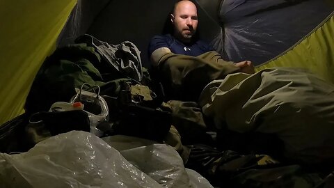 vlog while getting changed into my sleep system Dartmoor 25th March 2023