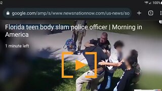 Florida resource officer and student tangle at the school
