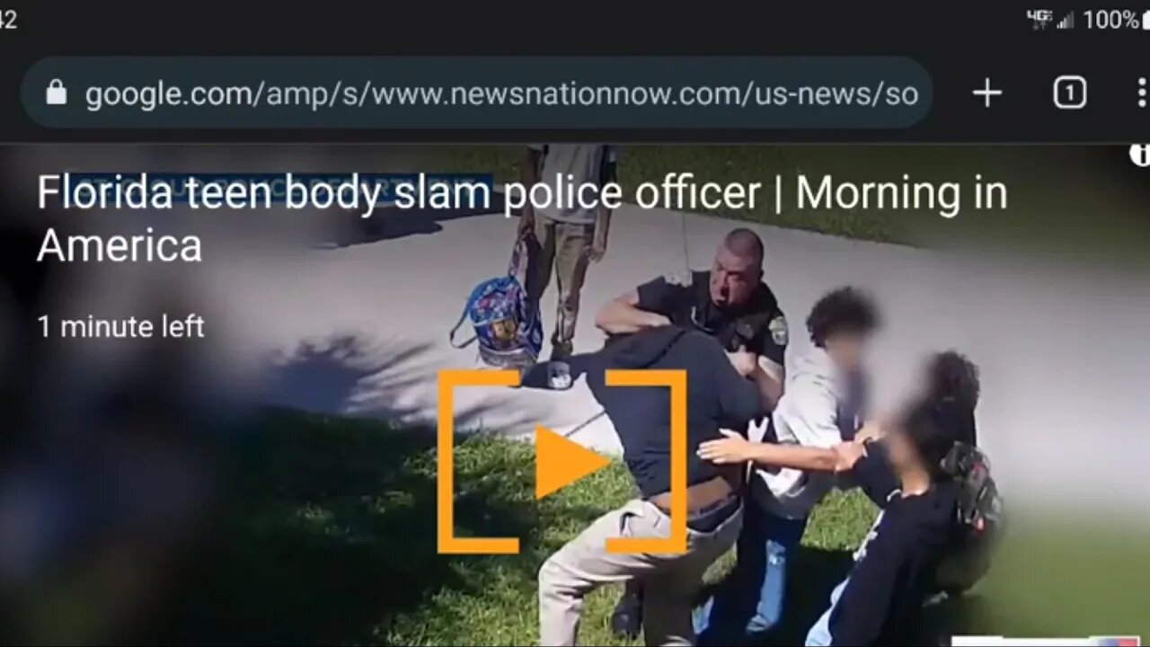 Florida resource officer and student tangle at the school