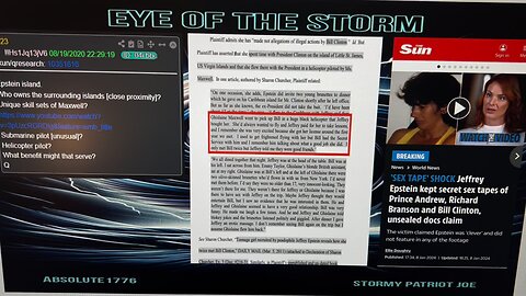 Q drop on Epstein true 3 yrs later proof