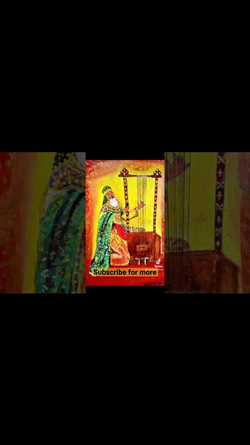 ልበ አምላክ ቅዱስ ዳዊት how to draw #begena #painting #art #shorts #mktv #etartmedia #eotc