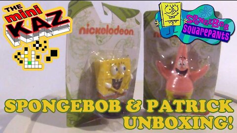 mini Kaz: Spongebob & Patrick Figurines Unboxing