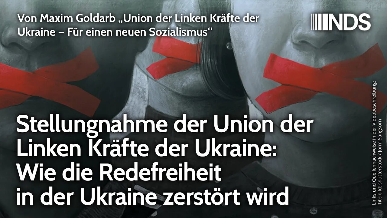 Wie Redefreiheit in der Ukraine zerstört wird. Stellungnahme der Union der Linken Kräfte der Ukraine