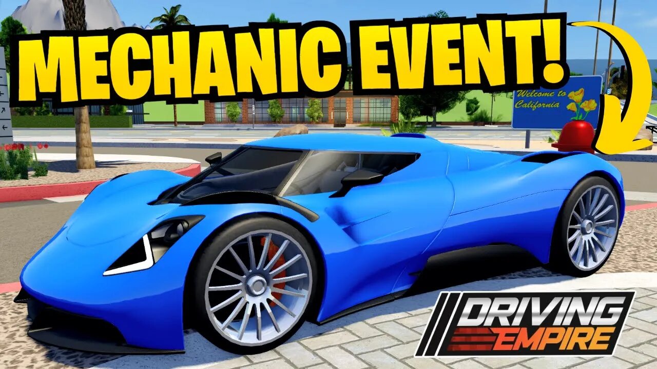 *NEW* MECHANIC EVENT & NEW HOUSE in Driving Empire!