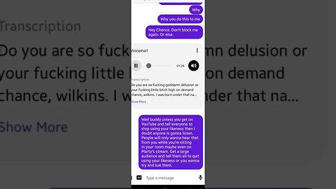 Cyraxx left one more Voicemail, Says new video is incoming. 9/22/2023. Credits to @freethepeople4093