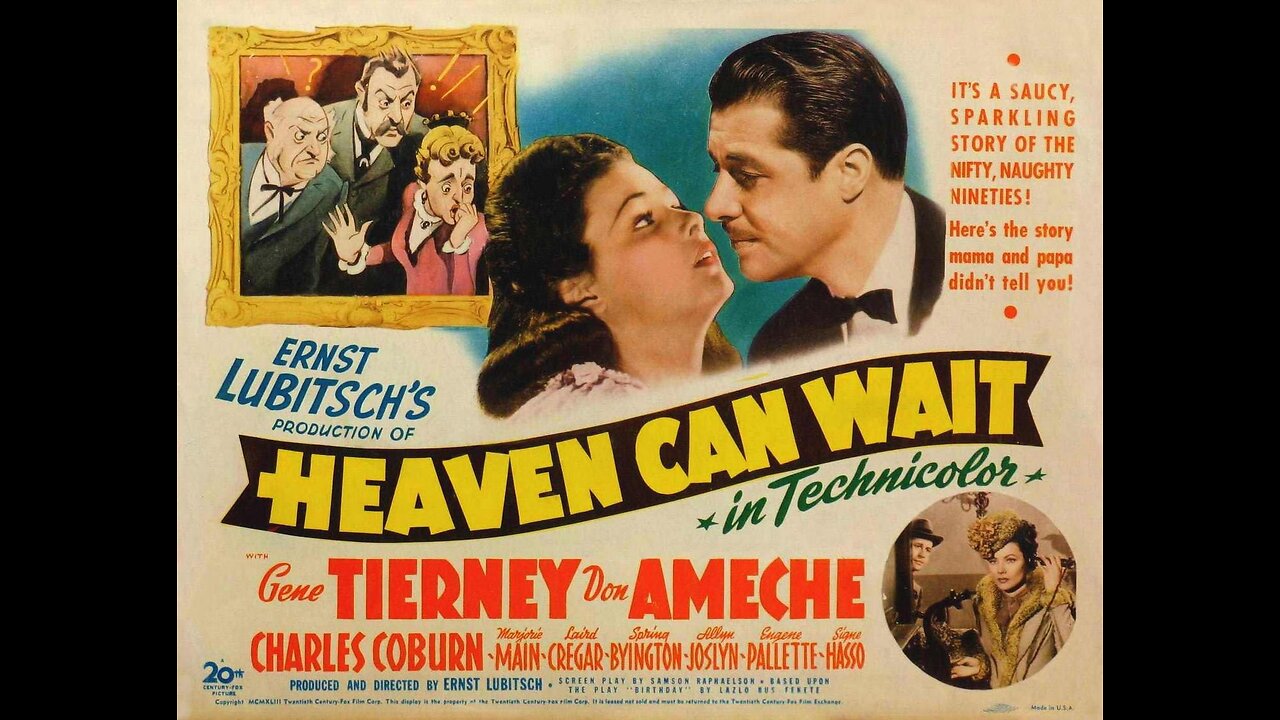 Heaven Can Wait is a 1943 Colorized Full Movie