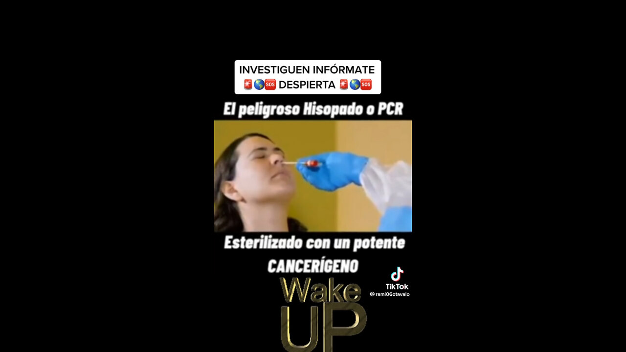 El peligroso hisopado o PCR