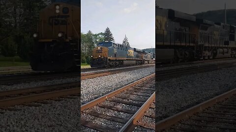 eastbound Intermodal near Meyersdale #train #youtube #shorts #short