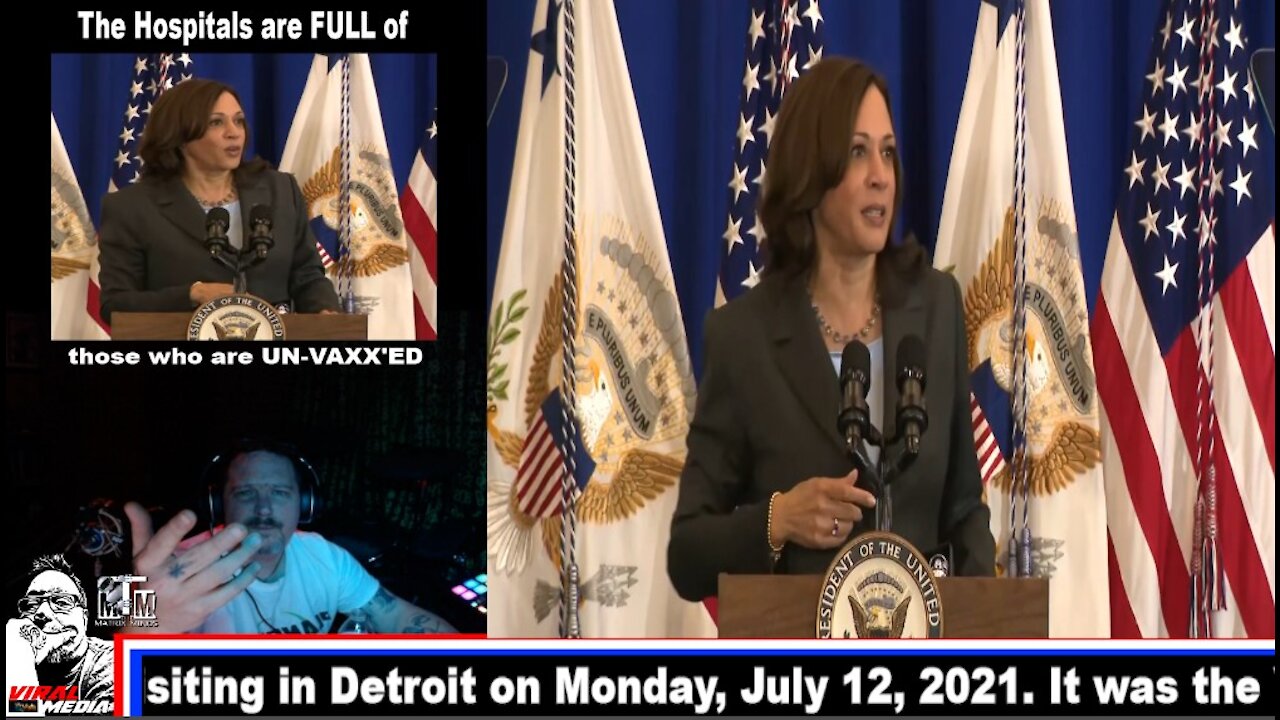 VP Harris - The ONLY ones in the Hospital with COVID right now? Are the UN-VAXX'ED!