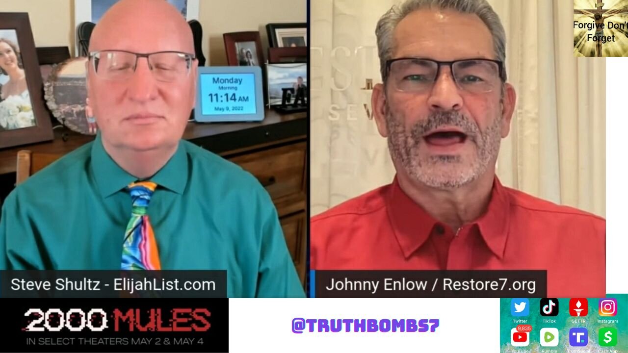 Elijah Streams With "JOHNNY ENLOW " EPISODE 5 / 2000 Mules Clip/Trump 2020