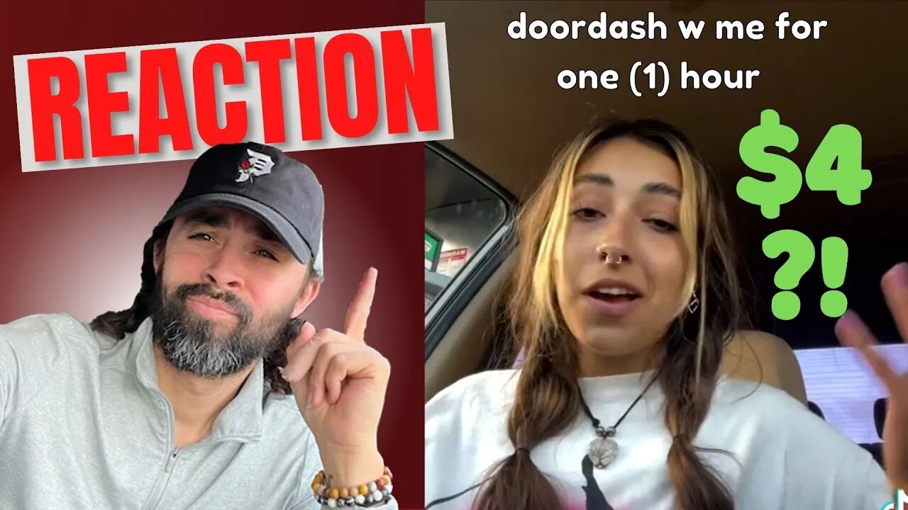 DoorDash Driver Drives 1 Hour And Makes $4?! REACTION