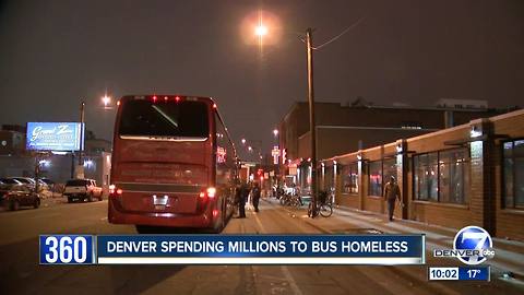 Denver extends contract with bus company providing transportation to overflow homeless shelters