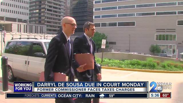 De Sousa due in federal court Monday on tax charges