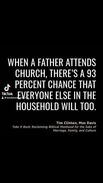 Father's... Your family needs you!!!