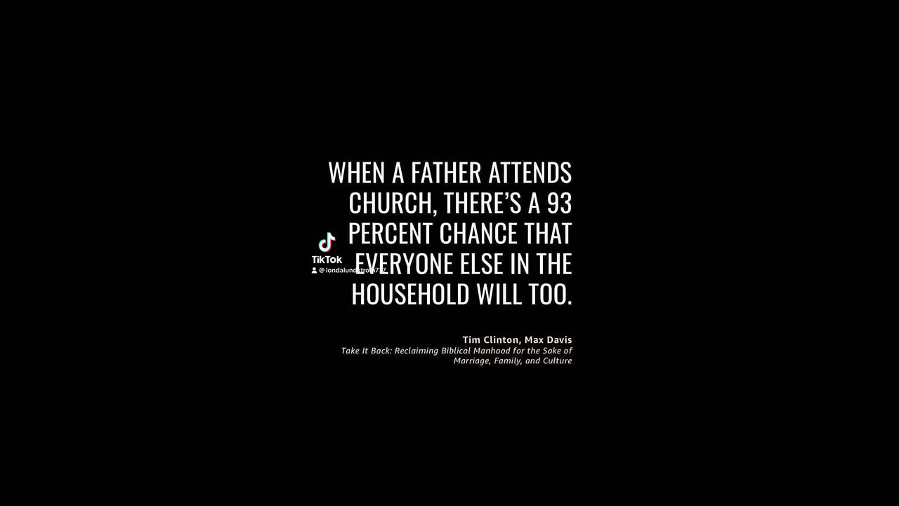 Father's... Your family needs you!!!