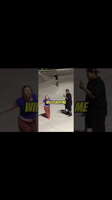 Karen's Skate Park Rampage When Conformity Gets Too Funky to Handle