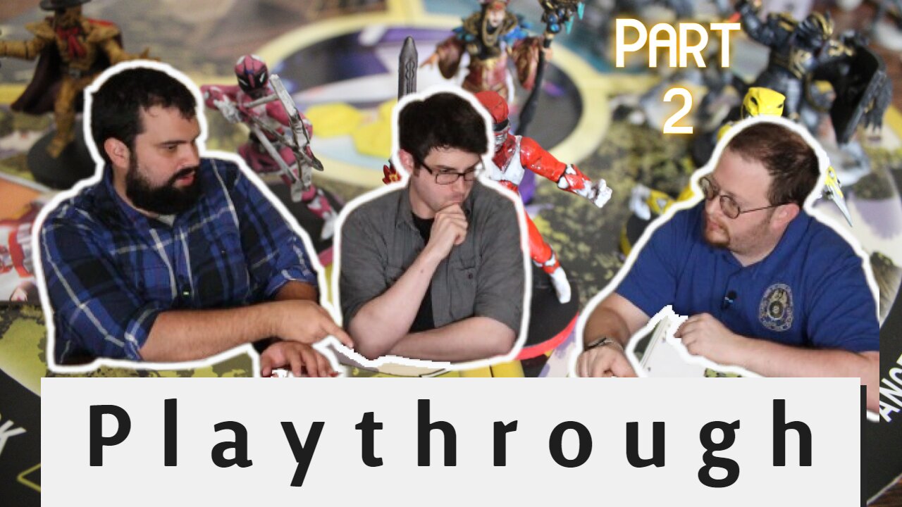 Power Rangers Heroes of the Grid: Playthrough Board Game Knights of the Round Table