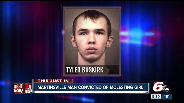 Johnson County man convicted of molesting 8-year-old girl