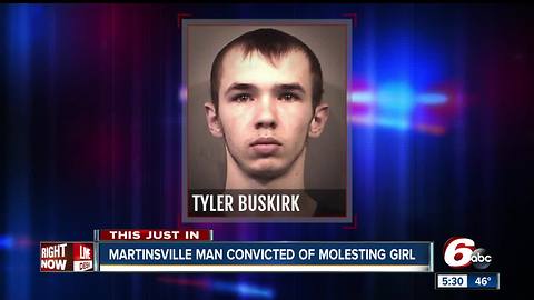 Johnson County man convicted of molesting 8-year-old girl