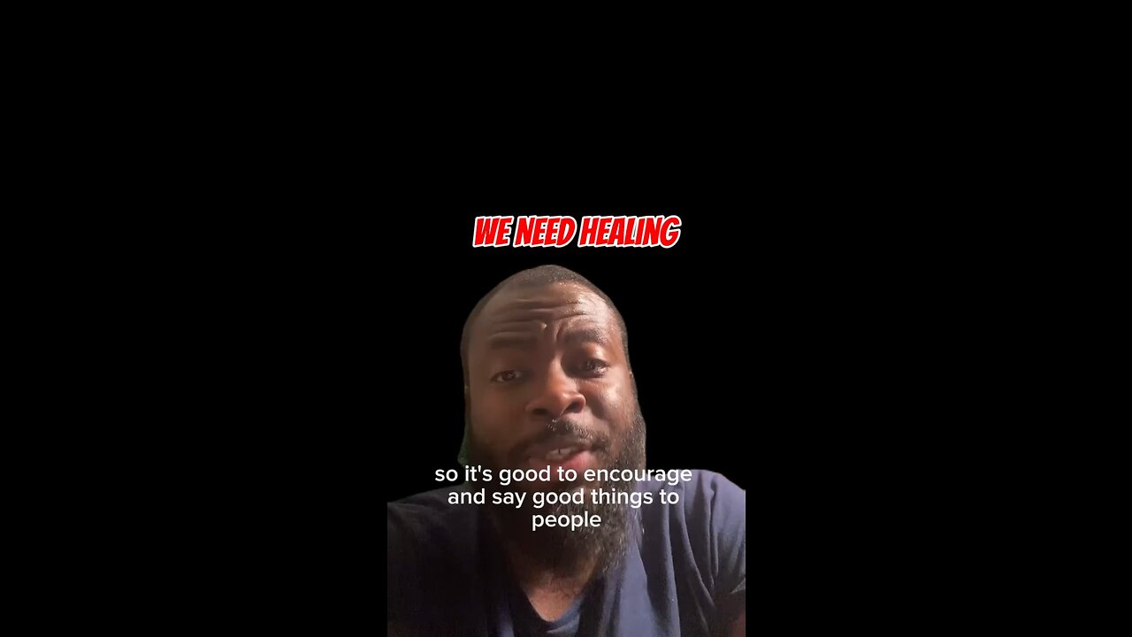 We Need Healing #dayodman #motivation #heal #restoration #eeyayyahh